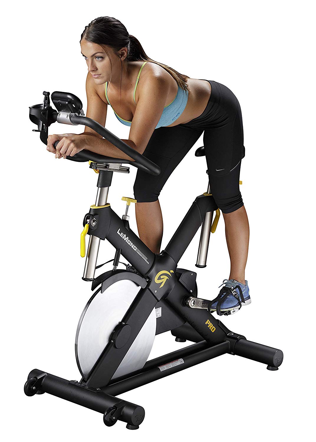 Woman using  Lemond Revmaster Pro Exercise Bike