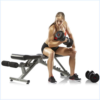 Bowflex SelectTech 1090 Adjustable Dumbbell Exercise