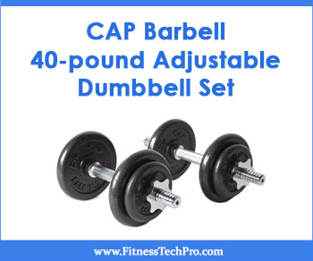 CAP Barbell 40-pound Adjustable Dumbbell Set