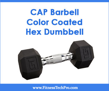 CAP Barbell Color Coated Hex Dumbbell